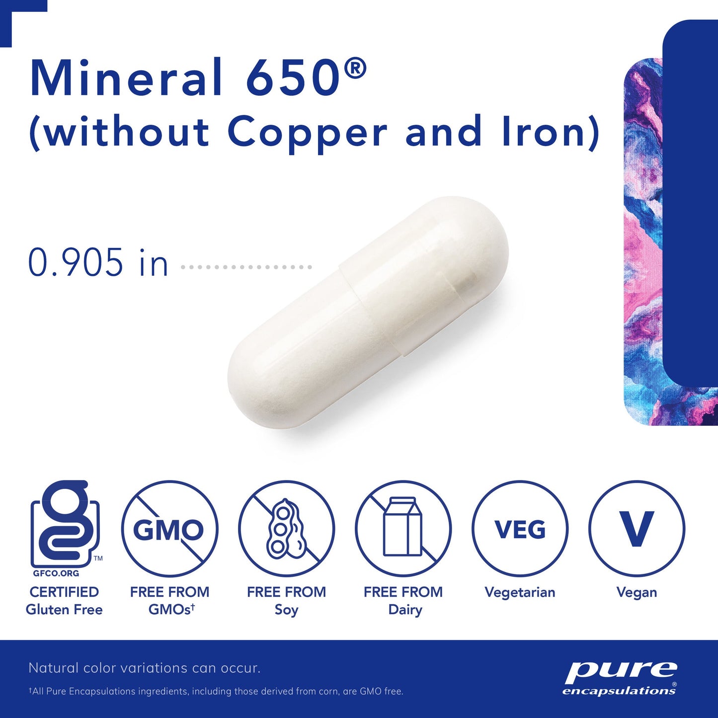 Mineral 650 (without copper & iron)