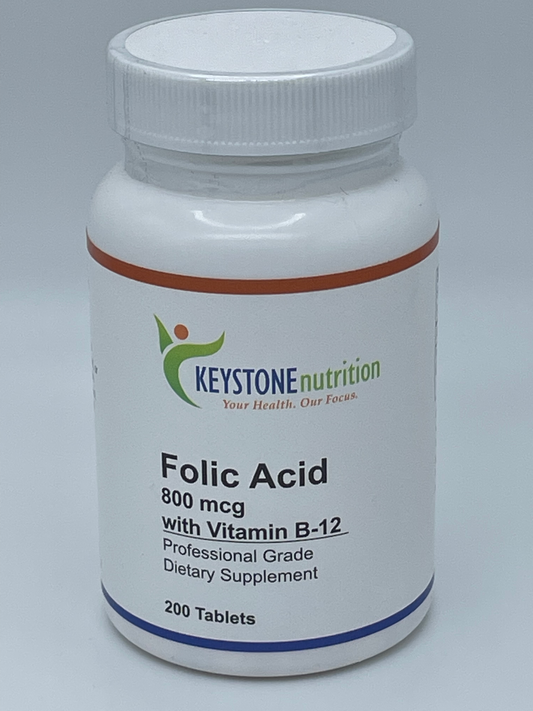 Folic Acid / 800 mcg with Vitamin B-12