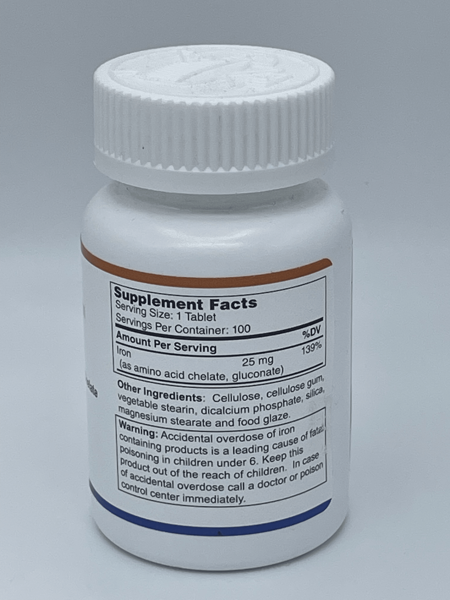 Iron / 25 mg as Amino Acid Chelate & Gluconate